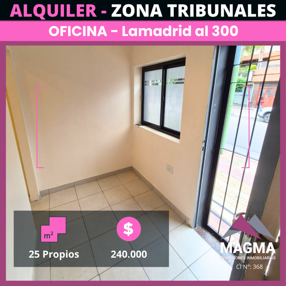 Alquiler Oficina en Zona Tribunales