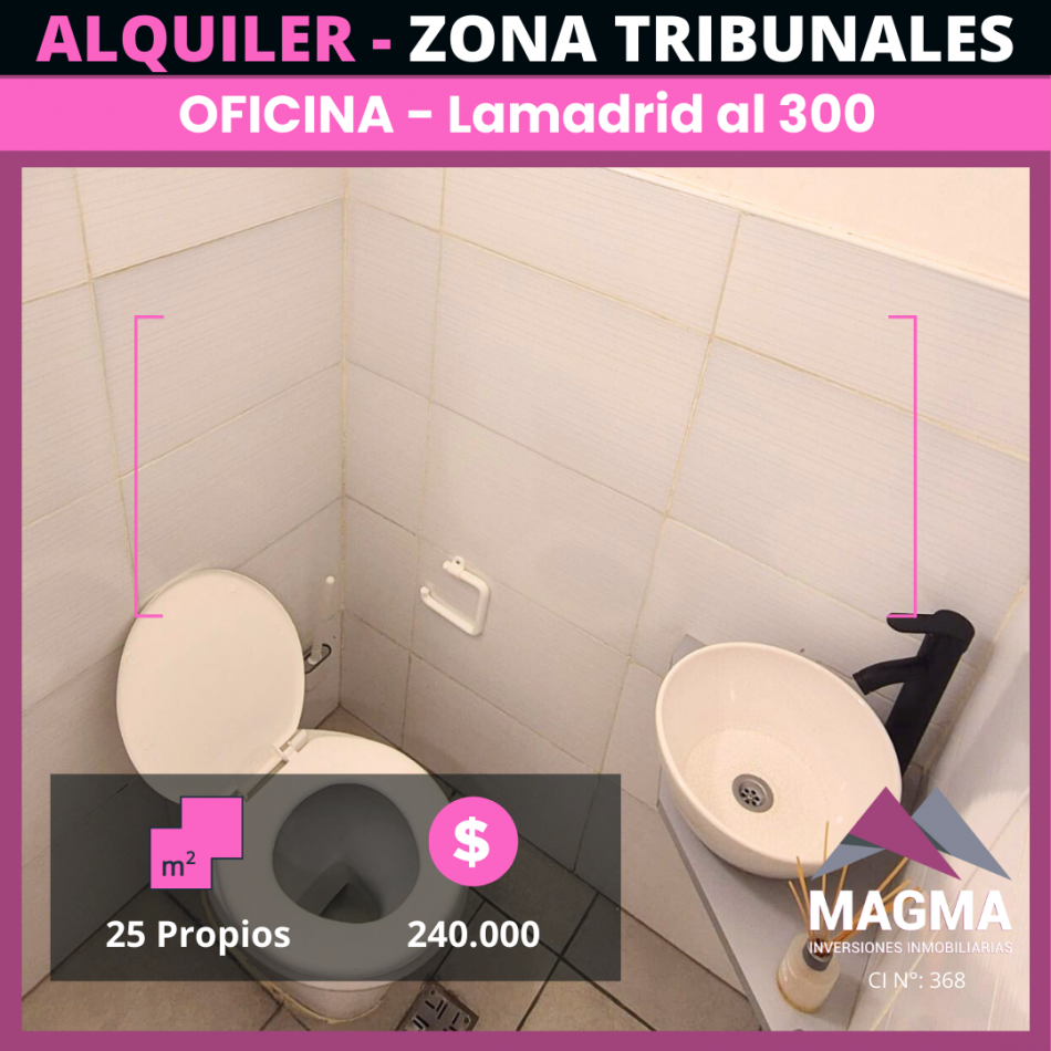 Alquiler Oficina en Zona Tribunales