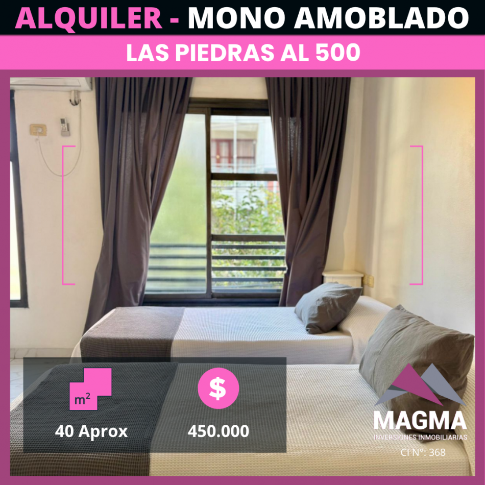 ALQUILER - Departamento Amoblado en el corazon de Barrio Sur