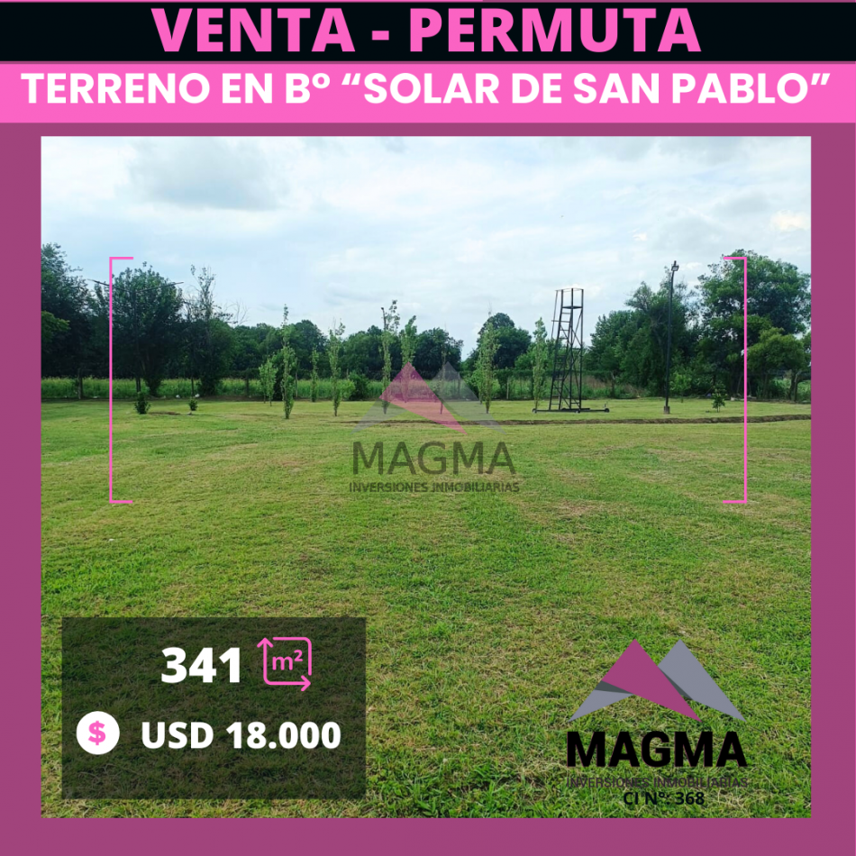 Lote en Barrio Solar de San Pablo