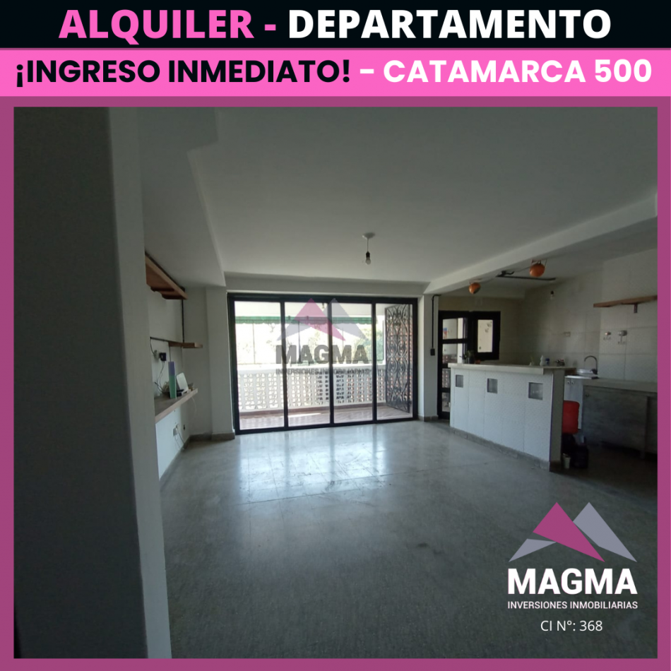Alquiler - Departamento de 3 Dormitorios (Frente a Plaza Alberdi)