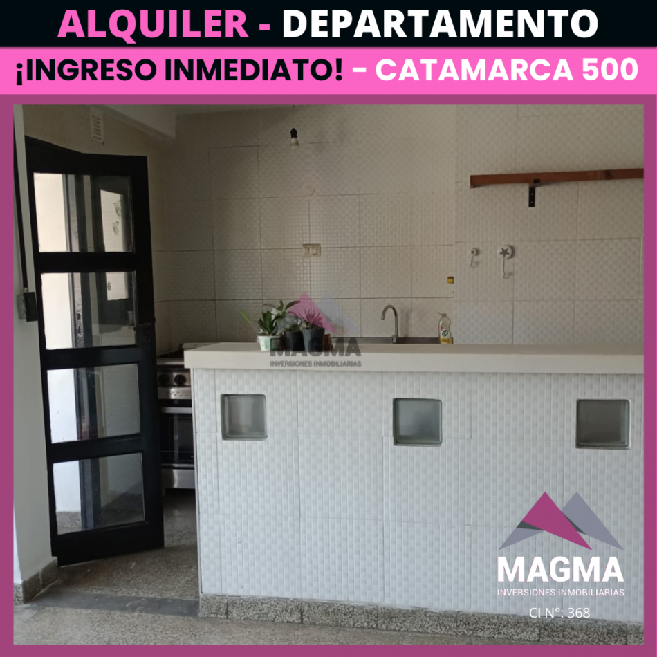 Alquiler - Departamento de 3 Dormitorios (Frente a Plaza Alberdi)
