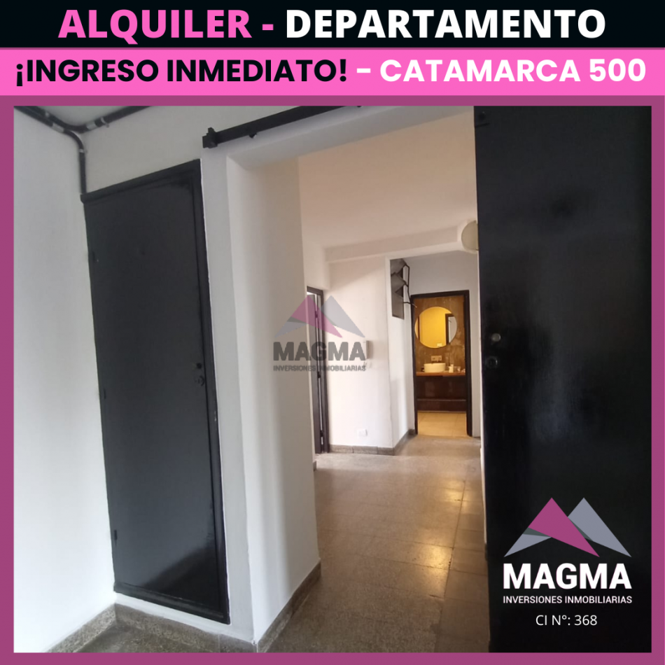 Alquiler - Departamento de 3 Dormitorios (Frente a Plaza Alberdi)