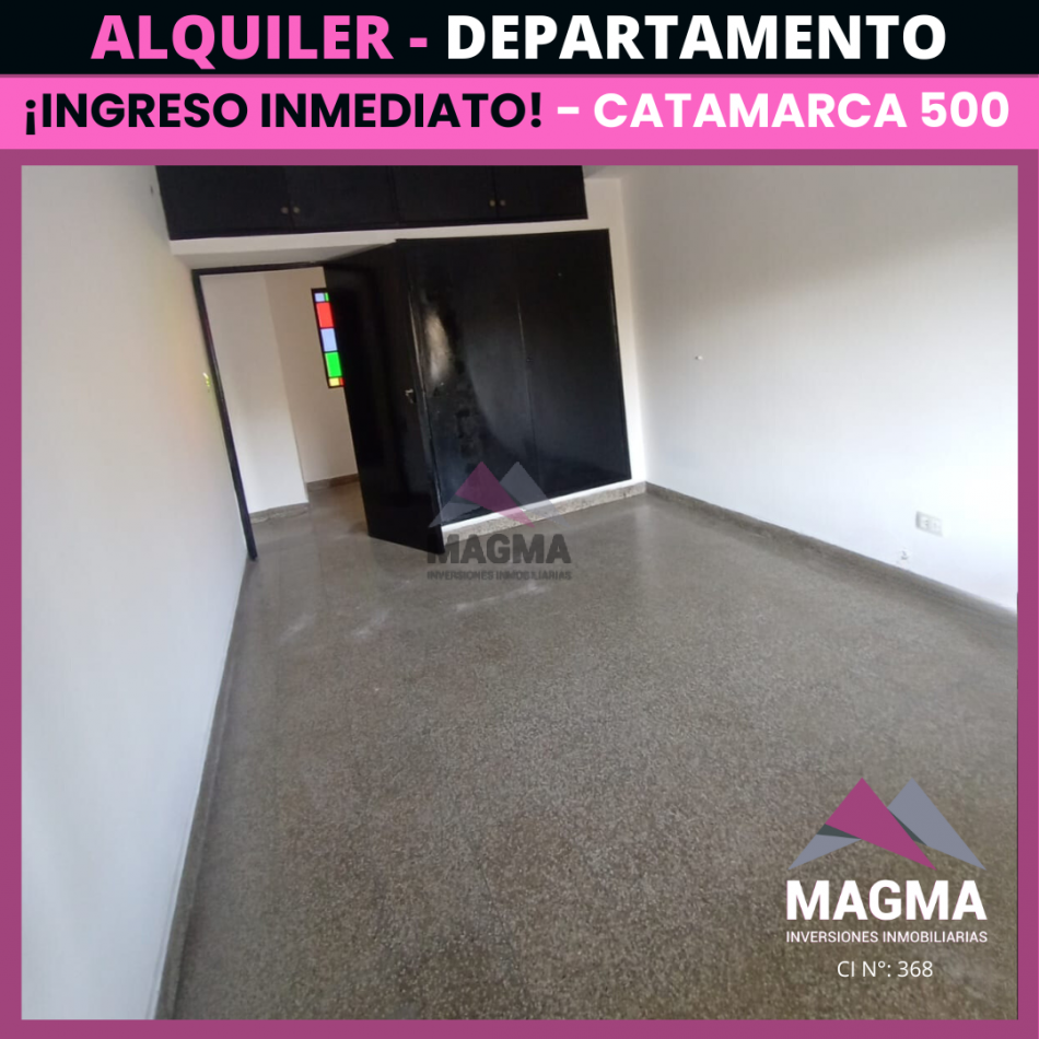 Alquiler - Departamento de 3 Dormitorios (Frente a Plaza Alberdi)