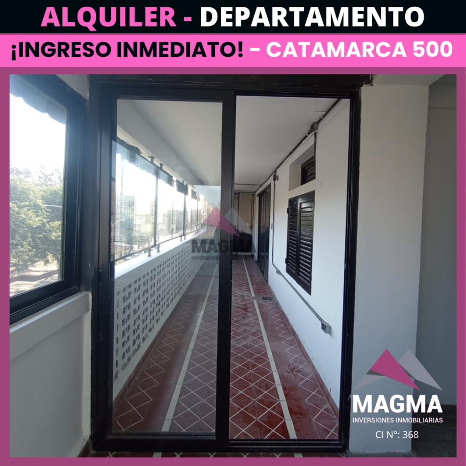 Alquiler - Departamento de 3 Dormitorios (Frente a Plaza Alberdi)